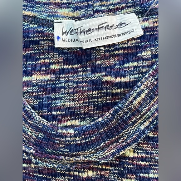 We The Free Top Out Of Control Tee Long Sleeve Women’s Size Medium NEW - Picture 5 of 10